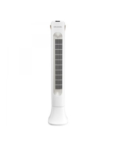 GRUNKEL VENTILADOR DE TORRE 50W 3 VELOCIDADES C/TEMPORIZADOR Y MANDO A DISTANCIA BLANCO