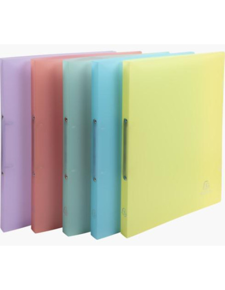 CARPETA DE 2 ANILLAS EXACOMPTA A4 "CHROMALINE PASTEL"