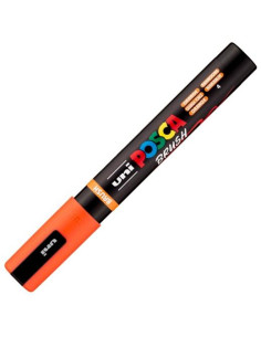 POSCA MARCADOR PC-5BR BRUSH PUNTA M SEMIFLEXIBLE NARANJA