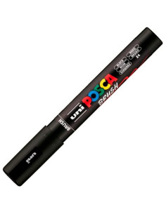 MARCADOR TOPACA NO PERM UNI POSCA BRUSH 1-4mm PC-5BR NEGRO