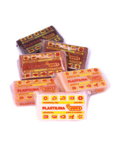 CAJA 6 PASTILLAS PLASTILINA JOVI MULTI CULTURAL 50gr 2