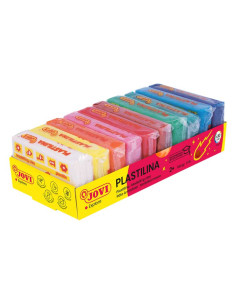 CAJA 10 PASTILLAS PLASTILINA JOVI 50gr