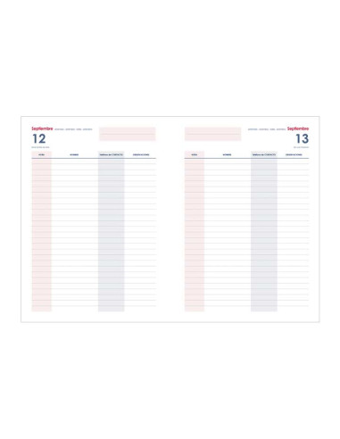 LIBRO DE RESERVAS PERPETUO DOHE 21x29cm