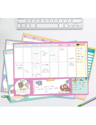 PLANIFICADOR FINOCAM TALKUAL PERSONAL SEMANA VISTA A4 CASTELLANO