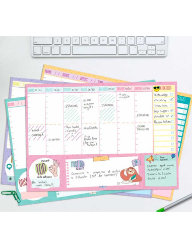 PLANIFICADOR FINOCAM TALKUAL PERSONAL SEMANA VISTA A4 CATALÁN