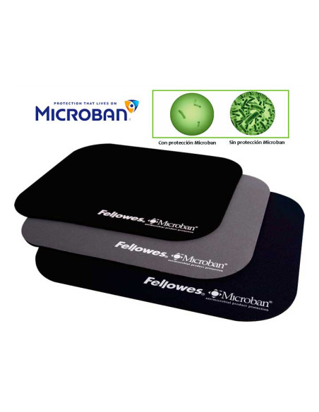 ALFOMBRILLA PARA RATÓN FELLOWES CON MICROBAN®