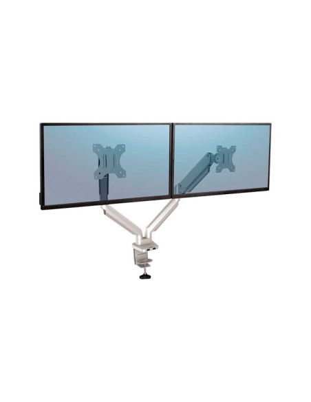BRAZO DOBLE MONITOR FELLOWES PLATINUM