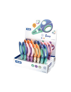 EXPOSITOR 16 TIJERAS ESCOLARES MILAN FUNNY