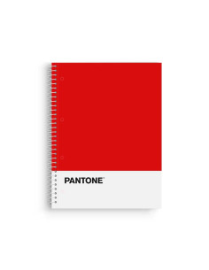 CUADERNO ESPIRAL 80h ESCOLOFI PANTONE BASICS A4 5x5