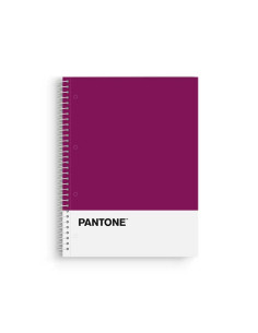 CUADERNO ESPIRAL 80h ESCOLOFI PANTONE BASICS A4 5x5