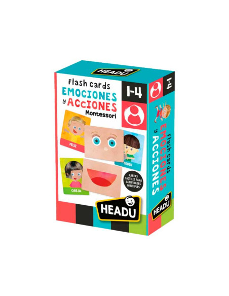 FLASHCARDS HEADU "EMOCIONES Y ACCIONES - MONTESSORI"