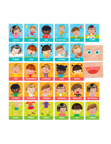 FLASHCARDS HEADU EMOCIONES Y ACCIONES - MONTESSORI