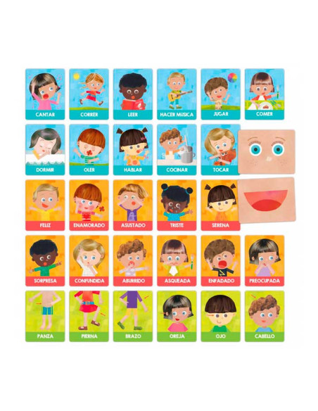 FLASHCARDS HEADU "EMOCIONES Y ACCIONES - MONTESSORI"