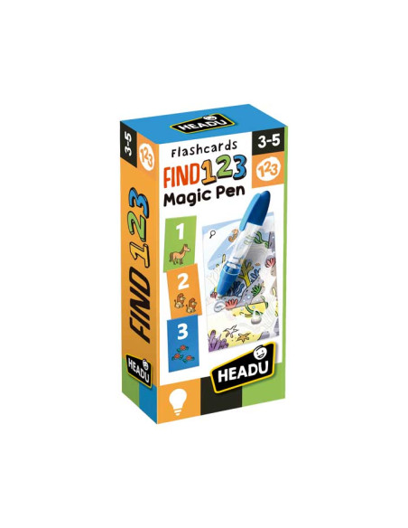 FLASHCARDS HEADU "FIND 123 MAGIC PEN"
