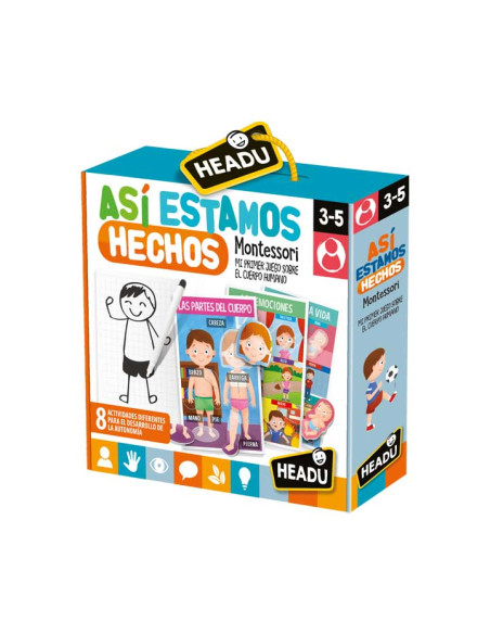 JUEGO HEADU "ASÍ ESTAMOS HECHOS - MONTESSORI"
