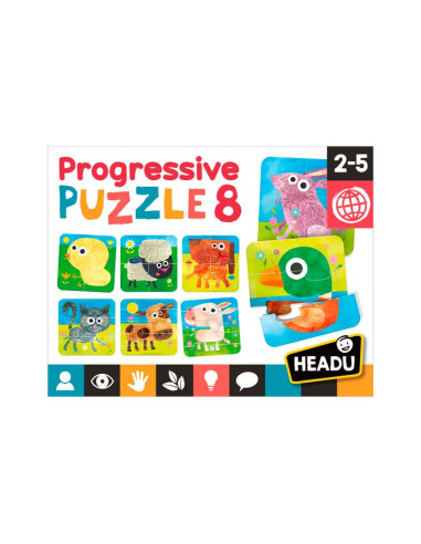 PUZZLE HEADU PROGRESSIVE PUZZLE 8