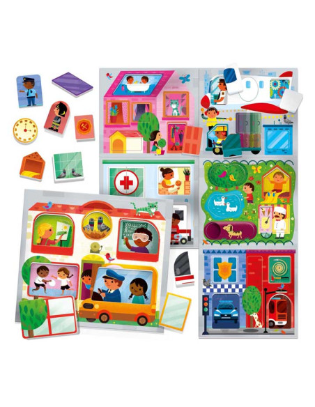 JUEGO HEADU "PLAY TOWN - MONTESSORI"