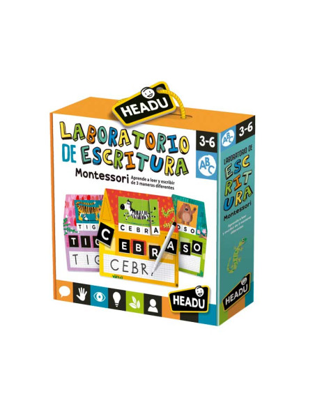 JUEGO HEADU "LABORATORIO DE ESCRITURA - MONTESSORI"