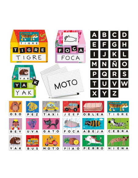 JUEGO HEADU "LABORATORIO DE ESCRITURA - MONTESSORI"