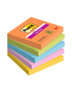 PACK 5 BLOCS NOTAS POST-IT BOOST 76x76mm