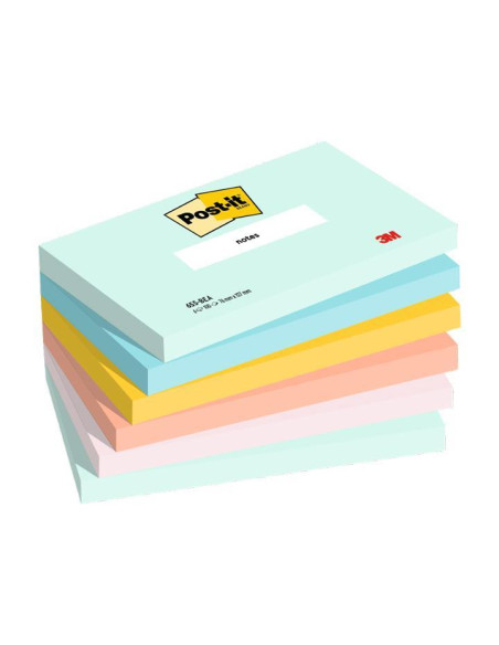 PACK 6 BLOCS NOTAS POST-IT BEACHSIDE 76x127mm