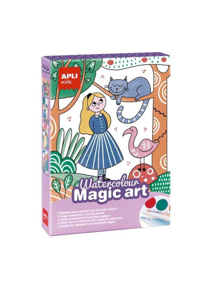 KIT APLI KIDS WATERCOLOUR MAGIC ART 5 años