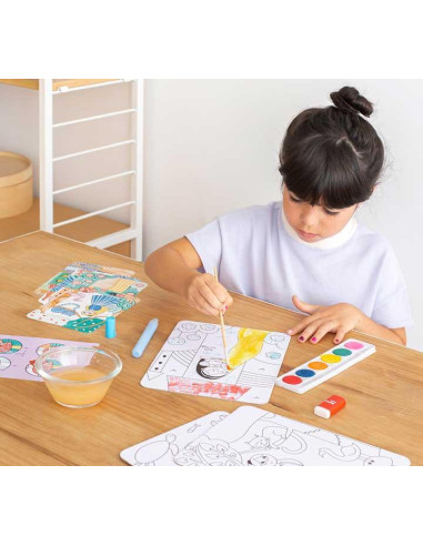 KIT ACUARELA APLI KIDS WATERCOLOUR MAGIC ART