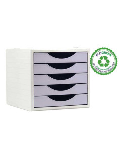 MÓDULO ARCHIVO 2000 5 CAJONES PASTEL ECOGREEN