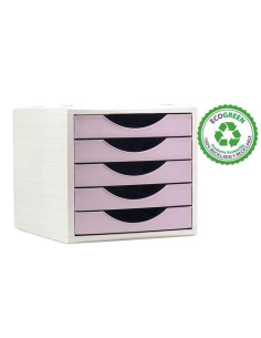 MÓDULO ARCHIVO 2000 5 CAJONES PASTEL ECOGREEN