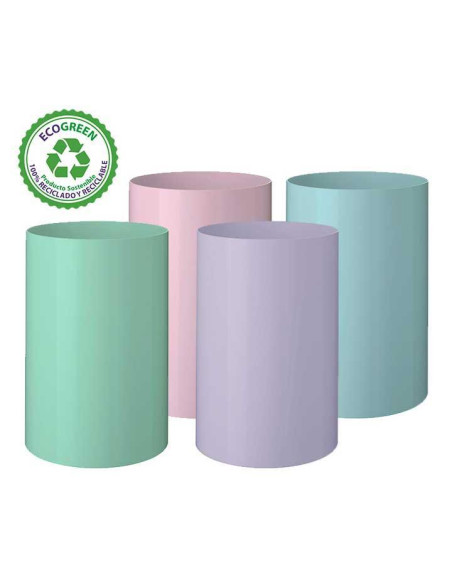 PAPELERA ARCHIVO 2000 PASTEL ECOGREEN 18L OPACO