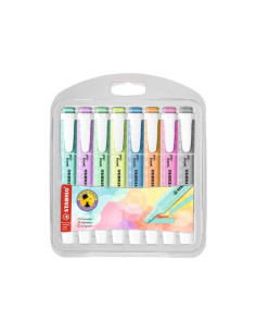 ESTUCHE 8 MARCADORES FLUORESCENTES STABILO SWING COOL PASTEL 2