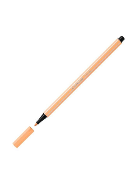 ROTULADOR FIBRA STABILO PEN 68  NARANJA CLARO