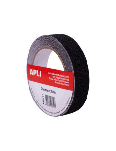 CINTA ADHESIVA APLI ANTIDESLIZANTE 25mmx5m