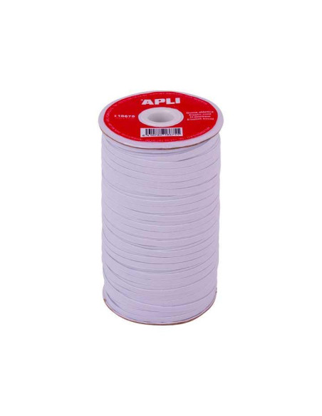 GOMA ELASTICA BOBINA DE 5mm x 100mBLANCO
