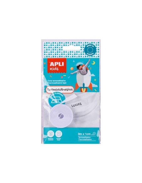 CINTA TERMOADHESIVA APLI KIDS 3m