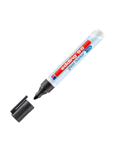 MARCADOR  EDDING 95 PARA CRISTAL NEGRO