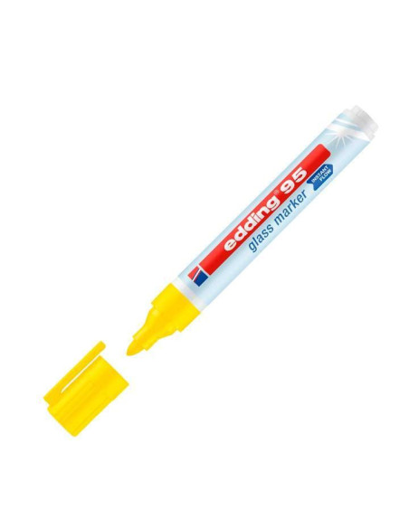 MARCADOR  EDDING 95 PARA CRISTAL AMARILLO