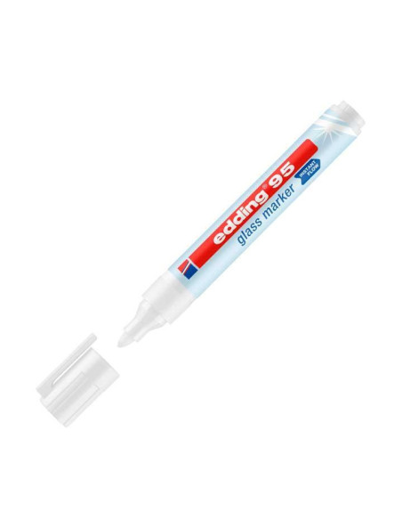 MARCADOR  EDDING 95 PARA CRISTAL BLANCO
