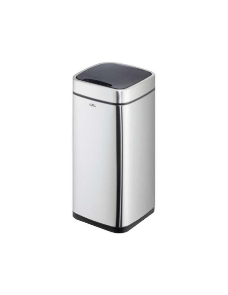 PAPELERA ACERO INOXIDABLE DURABLE NO TOUCH CON SENSOR 21 LITROS