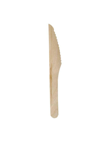 BOLSA 50 CUCHILLOS DE MADERA NUPIK 16cm