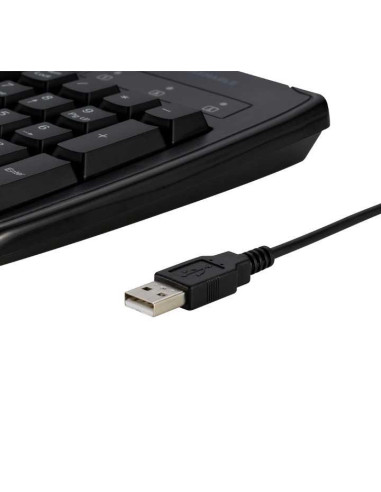 TECLADO KENSINGTON CON CABLE PRO FIT LAVABLE