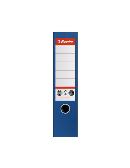 ESSELTE ARCHIVADOR PALANCA LAF N1 CO2 NEUTRAL A4 CARTÓN 100 RECICLADO LOMO 75MM AZUL VIVIDA