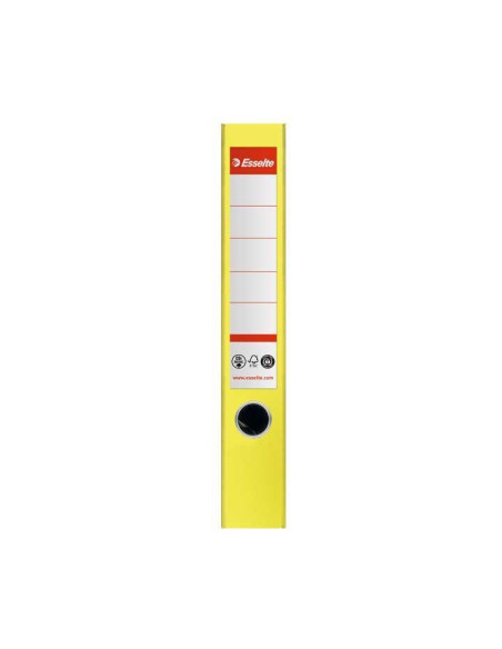 ESSELTE ARCHIVADOR PALANCA N1 CO2 NEUTRAL A4 CARTÓN 100 RECICLADO LOMO 50MM AMARILLO VIVIDA