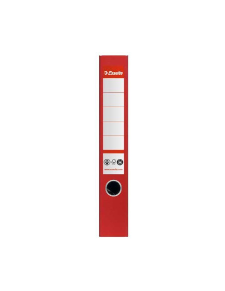 ESSELTE ARCHIVADOR PALANCA N1 CO2 NEUTRAL A4 CARTÓN 100 RECICLADO LOMO 50MM ROJO VIVIDA