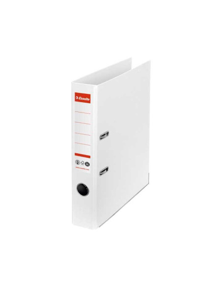ESSELTE ARCHIVADOR PALANCA N1 CO2 NEUTRAL A4 CARTÓN 100 RECICLADO LOMO 50MM BLANCO
