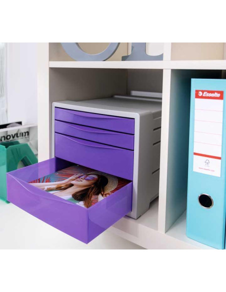 BUC ESSELTE COLOUR`BREEZE 4 CAJONES