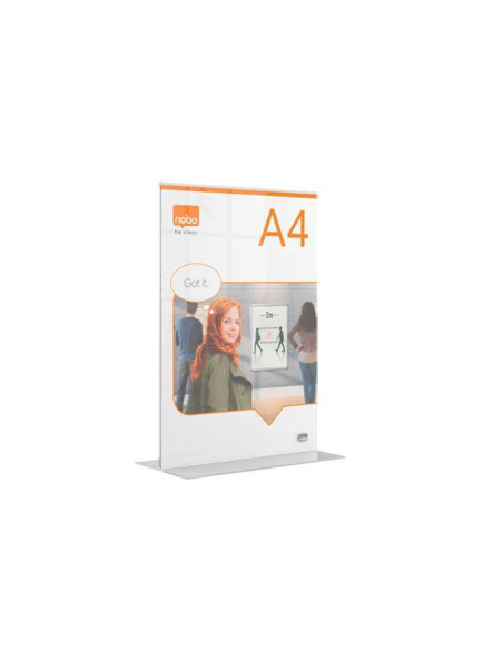 PORTAPOSTER SOBREMESA NOBO PREMIUM PLUS A4