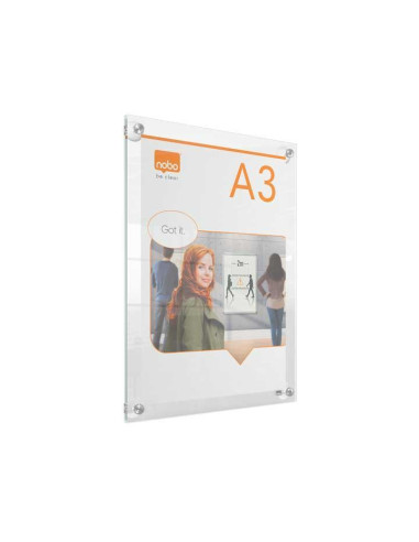 PORTAPOSTER MURAL NOBO PREMIUM PLUS REMOVIBLE A3
