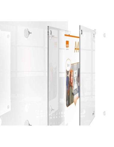 PORTAPOSTER MURAL NOBO PREMIUM PLUS REMOVIBLE A4