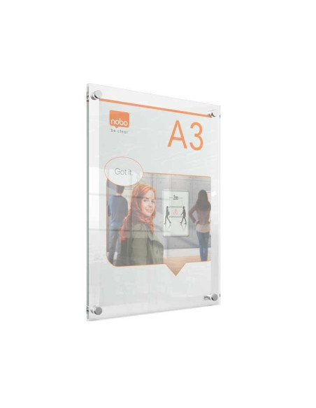 PORTAPOSTER MURAL NOBO PREMIUM PLUS A3
